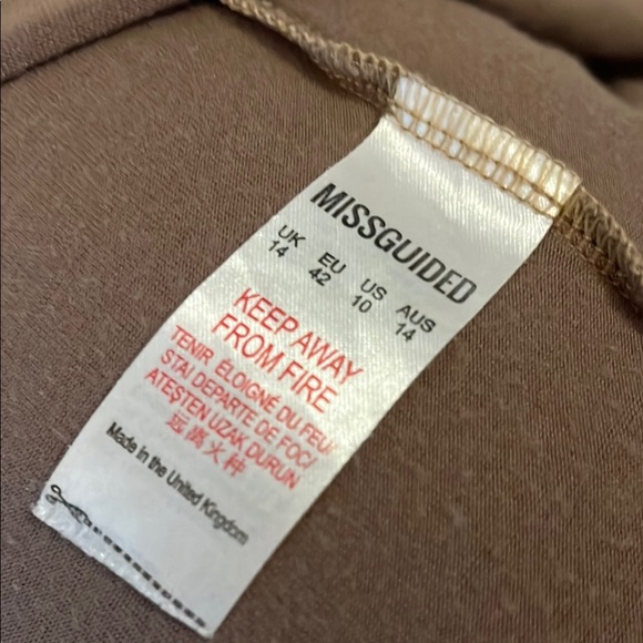 Missguided Taupe Brown DOUBLE EXTRA SOFT Thin Tank Strap Maxi Slip Dress - Picture 8 of 10